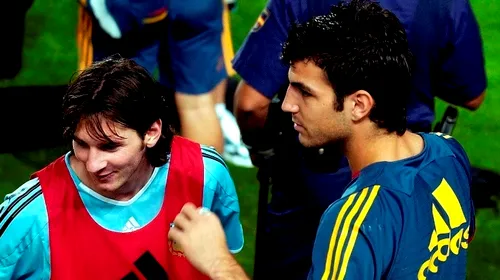 Messi pune umărul la transferul lui Fabregas la BarÃ§a! Vezi ce spune starul argentinian despre căpitanul lui Arsenal!