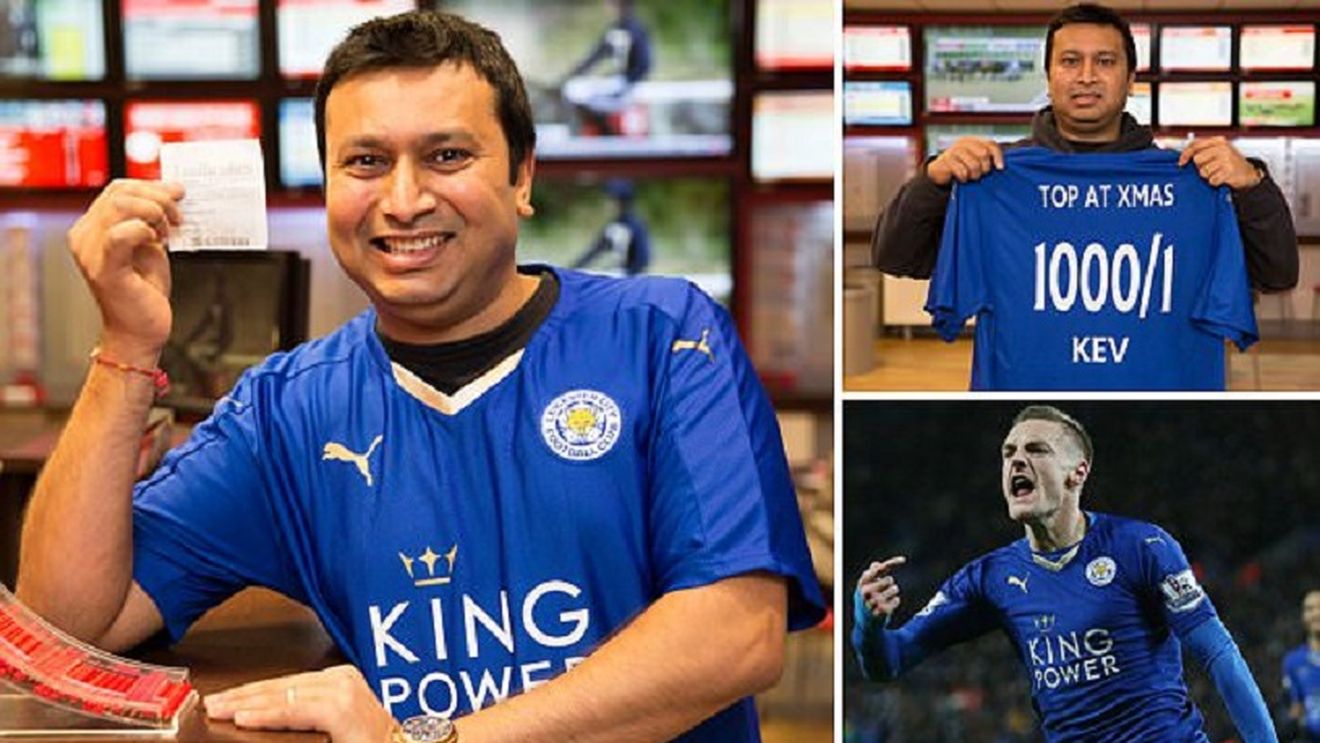 INCREDIBIL! Fanul care a mizat că Leicester va fi prima în Anglia de Crăciun mai are un pariu în picioare! Cât poate câștiga