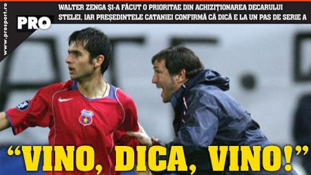 "Îl vrem pe Dică cu orice preț"