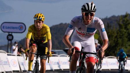 Tadej Pogacar a câștigat pe Grand Colombier și este singurul om care se poate bate cu Primoz Roglic pentru câștigarea Turului Franței 2020. Zi infernală pentru câștigătorul de anul trecut