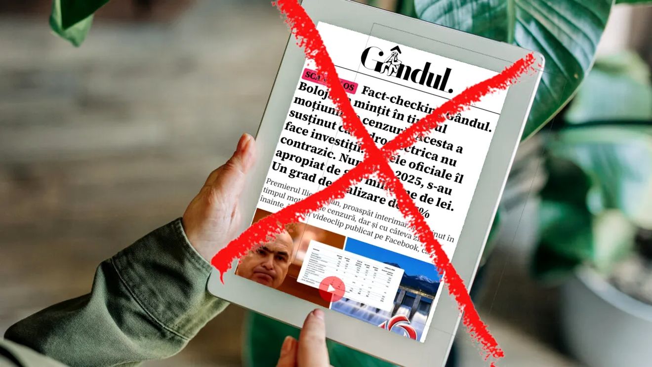Google cenzurează presa liberă! Avantajează narative care laudă puterea, anumite partide și politicieni și blochează presa critică. Site-ului Gândul a fost prăbușit de Google peste noapte