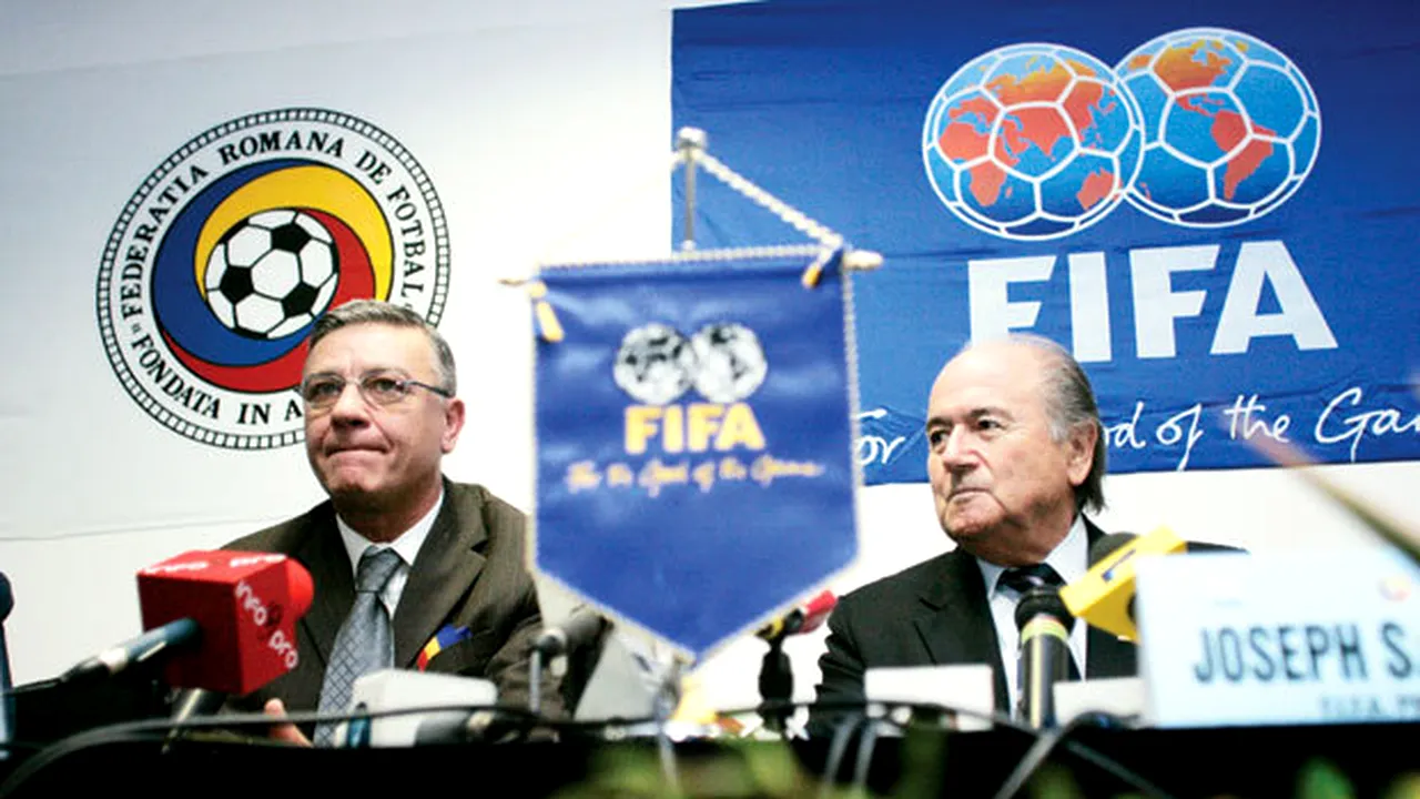 Ziua președinților!** Traian Băsescu și bossul FIFA, Sepp Blatter, vor fi la inaugurarea Național Arena
