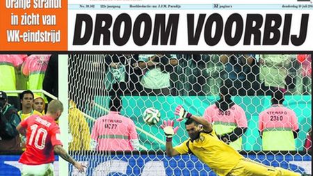 Presa olandeză: "Drama loviturilor de departajare" pune capăt "visului unei țări"