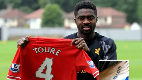 Un fan Liverpool a vrut să-și tatueze numele lui Kolo Toure pe picior, dar a greșit o literă! Fundașul ivorian a reacționat imediat: „Vreau să te cunosc. Îmi schimb numele!”