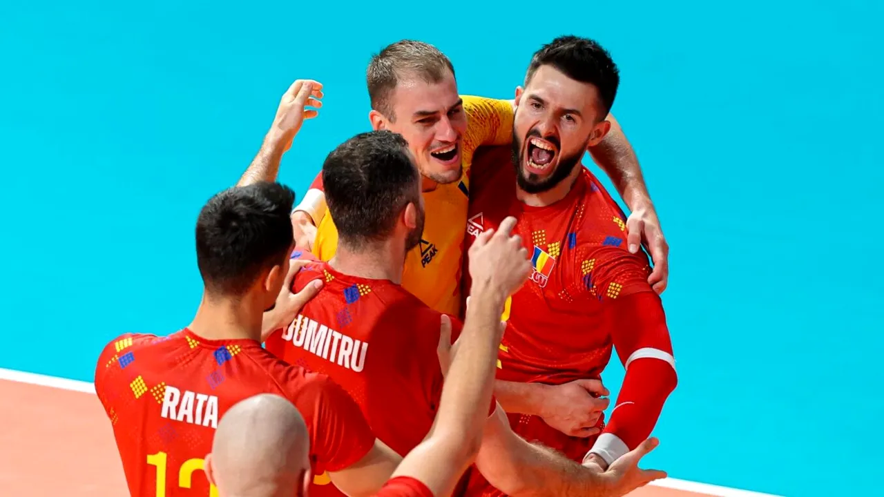 Performanță extraordinară: România a învins Croația și s-a calificat în sferturile de finală ale EURO 2023 la volei masculin! „Tricolorii” au doborât recordul vechi de 40 de ani!