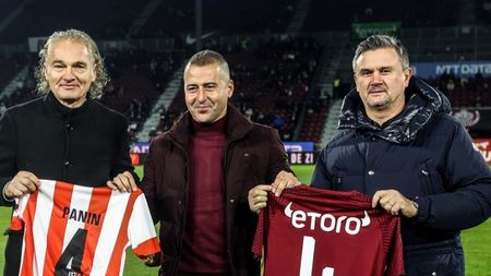 Cristi Panin, omagiat de UTA și CFR Cluj, singurele echipe din cariera sa. „Mereu a jucat cu sufletul”