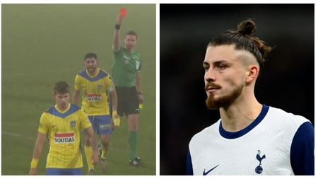 Scene incredibile! Fundașul, care vine să se lupte cu Radu Drăgușin la Tottenham, a luat două cartonașe galbene în 10 secunde. VIDEO