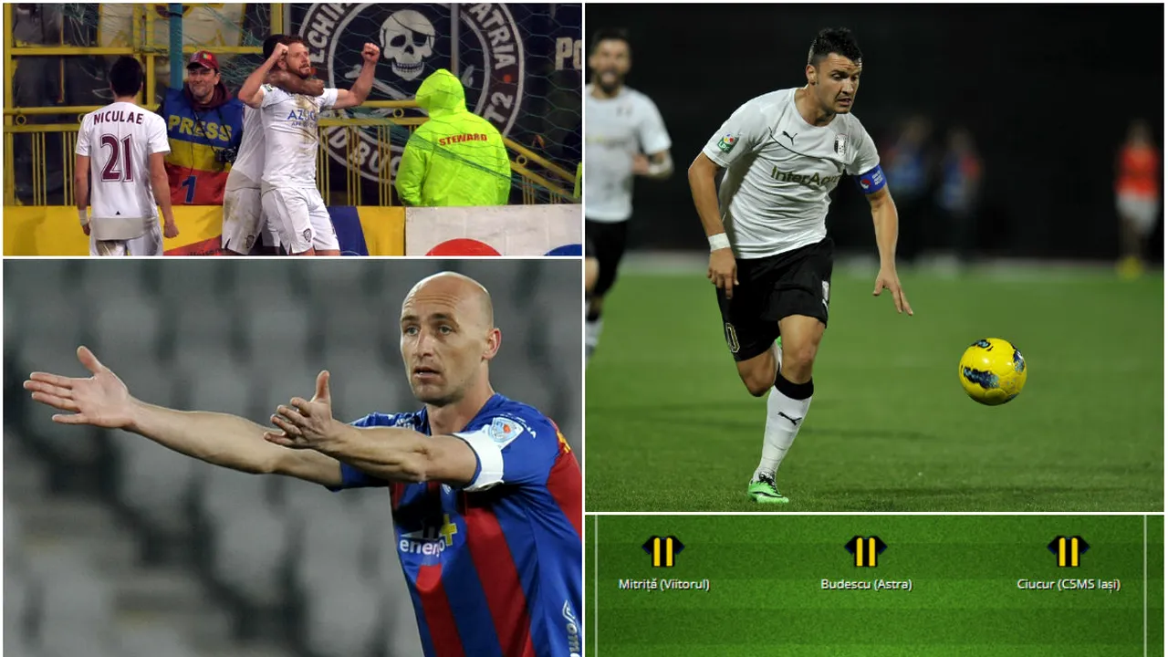 Echipa etapei în Liga 1! Astra, CSMS Iași și Rapid au câte doi jucători, Steaua dă un singur fotbalist în primul 