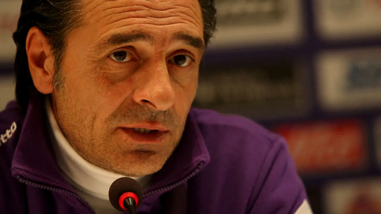 Prandelii, nemulțumit de arbitrajul partidei AC Milan - Fiorentina