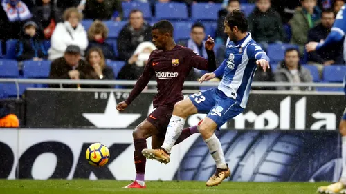 Remiză în derby-ul catalan! VIDEO | Espanyol - Barcelona 1-1, într-un meci tensionat, cu incidente pe final, care s-a jucat pe un teren inundat