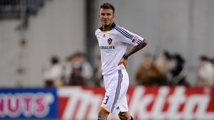 David Beckham, la prima eliminare** pe tărâm american