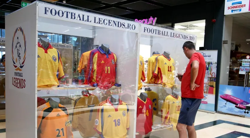 Mihai Neșu, alături de proiectul extraordinar „Romanian Football Legends!” Unde poți să vezi tricourile jucătorilor care au scris istorie: „Au dat autografe și s-au fotografiat cu fanii!” | GALERIE FOTO