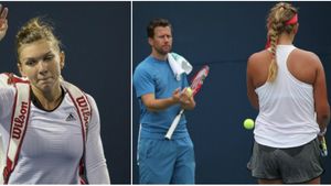 Titlul Simonei Halep, vânat de fostul antrenor al româncei! Wim Fissette a dus-o pe Vika Azarenka în finala de la Indian Wells