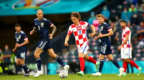 Croația – Scoția 3-1, în grupa D de la EURO 2020 | Băieții lui Zlatko Dalic se impun categoric și se califică în optimi!