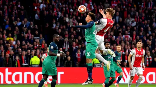 Ajax – Tottenham 2-3! Echipa lui Pochettino merge în finală cu un gol marcat în minutul 90+6