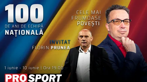ProSport Live – „Ediții Speciale, cu Marius Mitran”, dedicate echipei naționale de fotbal a României! Florin Prunea vorbește despre amintirile Generației de Aur
