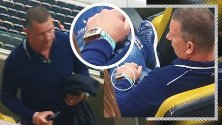 Ionuț Chirilă, apariție fabuloasă la meciul lui Dinamo: a venit cu un ceas de 312.000 de euro! Cum arată bijuteria şi ce spune specialistul nostru: „E o piesă de colecție. Să nu cânte turcă sau chineză!” | FOTO EXCLUSIV