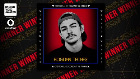 Bogdan Techeș câștigă distincția de creatorul de conținut al anului la Gaming Video Awards 2022