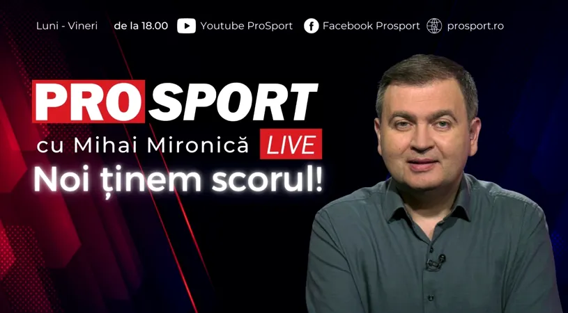 Transferul momentului în mass-media din România: Mihai Mironică revine la ProSport