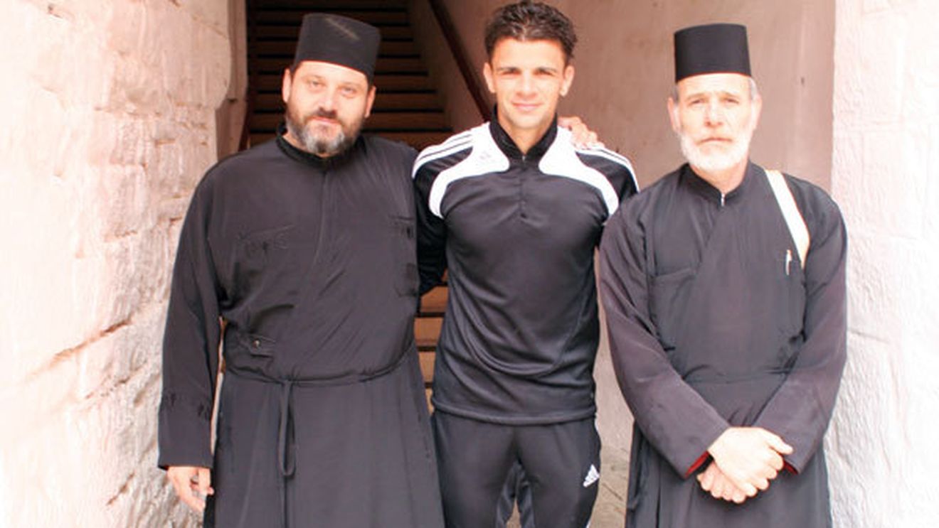FOTO EXCLUSIV**  Valentin Iliev, între fotbal și credință: pelerinajul la Muntele Athos!