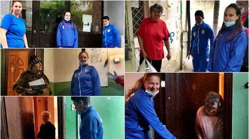 Și fotbalistele fac gesturi impresionante în plină pandemie de coronavirus! Jucătoarele unei echipe din Capitală au împărțit alimente bătrânilor | FOTO & VIDEO