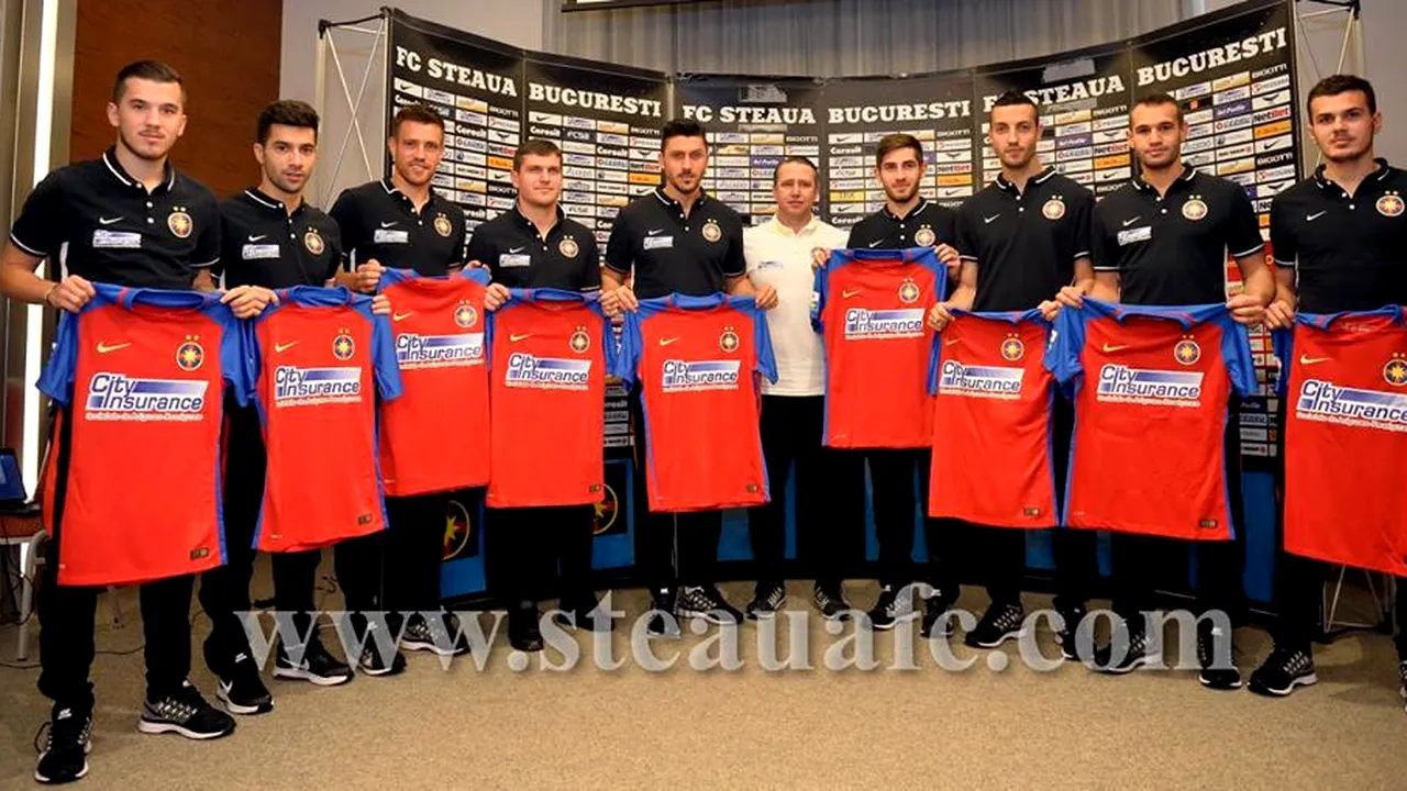 Steaua și-a prezentat oficial noile achiziții.  Reghecampf știe când vor debuta Marica și Bawab: 