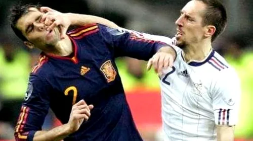 FOTO** Umilit de spanioli, Ribery a fost la un pas de bătaie