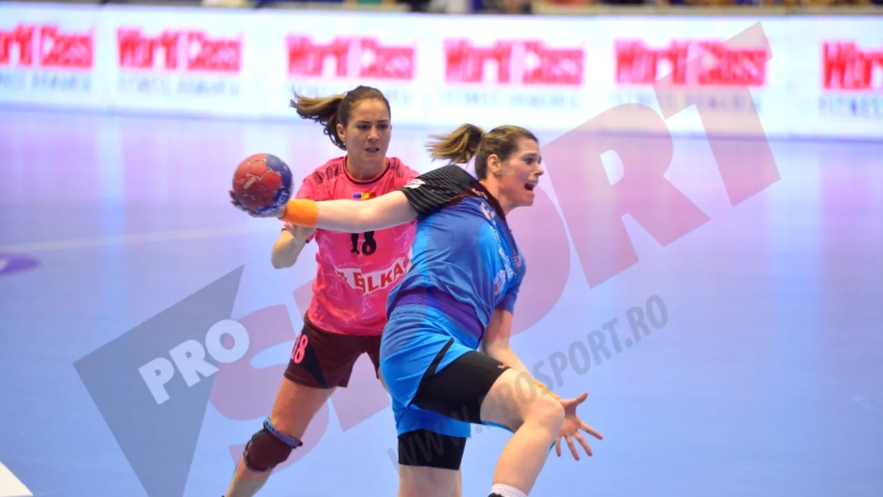 CSM București și HC Zalău, victorii în etapa a XV-a a Ligii Naționale de handbal feminin