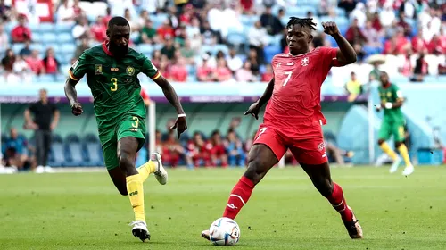 Elveția – Camerun 1-0. „Leii neîmblânziţi”, învinși de un atacant născut în capitala Yaounde
