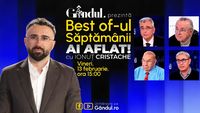 Gândul prezintă Best Of Ai aflat! Cu Ionuț Cristache – vineri, 13 februarie, de la ora 15.00