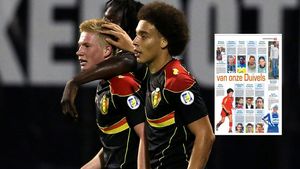 Impresionant! FOTO: Ce publica în urmă cu 11 ani un ziar belgian despre actualele super staruri ale "Dracilor roșii"