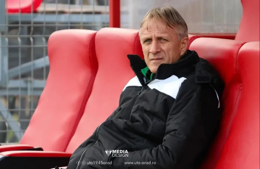 Săndoi era pe banca Argeșului la precedent vizită la Arad, contra UTA-ei