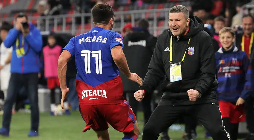 Steaua a început cu dreptul play-out-ul, a câștigat la Târgu Jiu și și-a asigurat matematic menținerea în Liga 2. Daniel Oprița: ”Scorul putea fi mult mai mare”