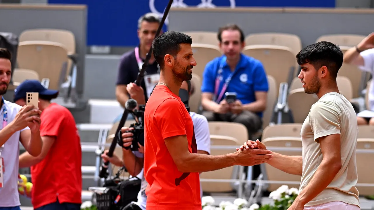 Reacția incredibilă a lui Novak Djokovic despre finala pierdută la Wimbledon cu Carlos Alcaraz, când cei doi s-au întâlnit la Paris, înainte de deschiderea Jocurilor Olimpice! „N-am făcut duș împreună”