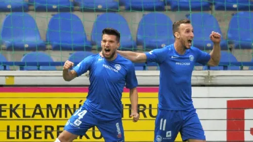 Alex Băluță, gol de trei puncte reușit pentru Slovan Liberec, în campionatul Cehiei!