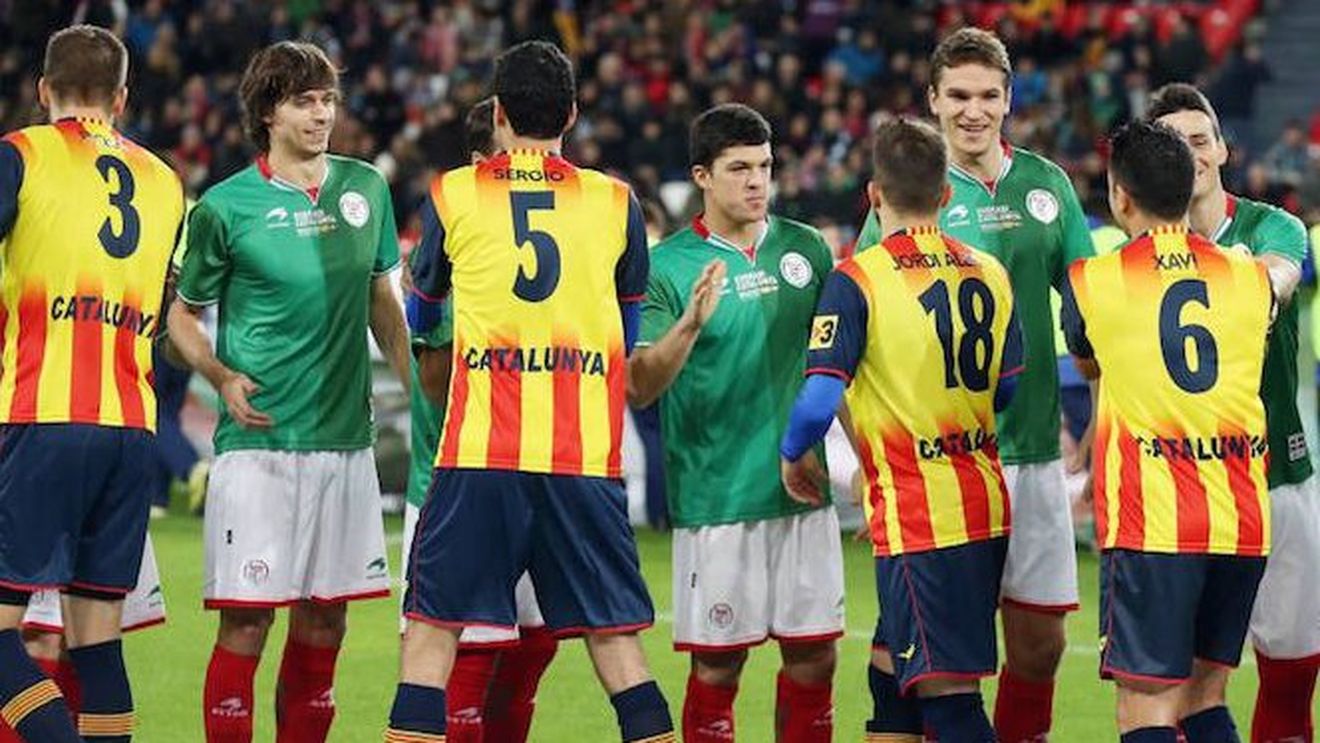 Peste 50.000 de spectatori la meciul Catalonia-Țara Bascilor, scor 0-1! Super vedetele prezente pe teren