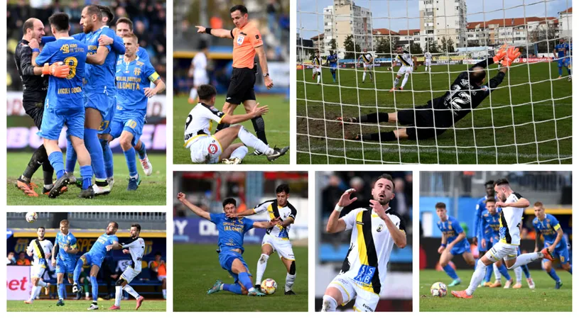 Unirea Slobozia trece cu multă șansă de Ceahlăul și încheie anul pe podiumul Ligii 2. Nemțenii au ratat un penalty, au avut o bară și au irosit alte câteva mari ocazii
