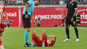 Prăpăd la Sf. Gheorghe! Orașul e inundat și meciul Sepsi - Aktobe ar fi în pericol să nu se joace!