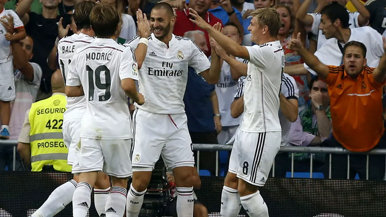 Benzema a marcat din nou după 613 minute. Real Madrid - Cordoba 2-0
