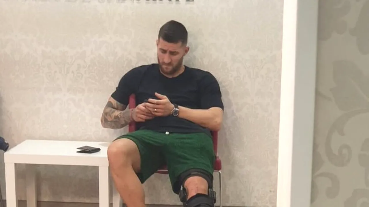 Continuă drama lui Ovidiu Popescu, după accidentarea horror suferită în meciul cu CS Mioveni! Cum arată operația fotbalistului de la FCSB | FOTO EXCLUSIV