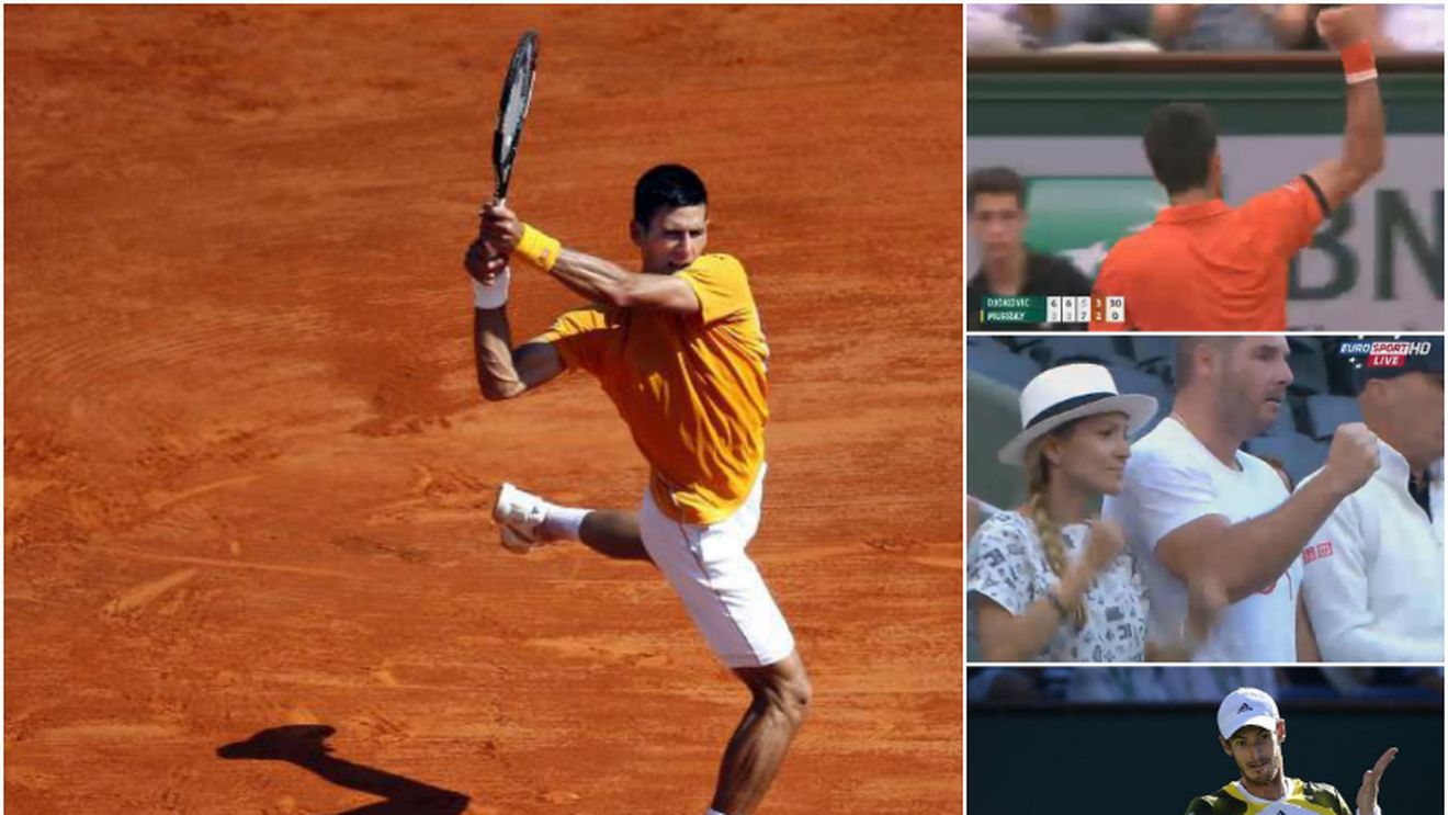 Novak Djokovic s-a calificat în a treia finală a carierei la Roland Garros, după un meci memorabil: 6-3, 6-3, 5-7, 5-7, 6-1 cu Andy Murray. Urmează Stan Wawrinka