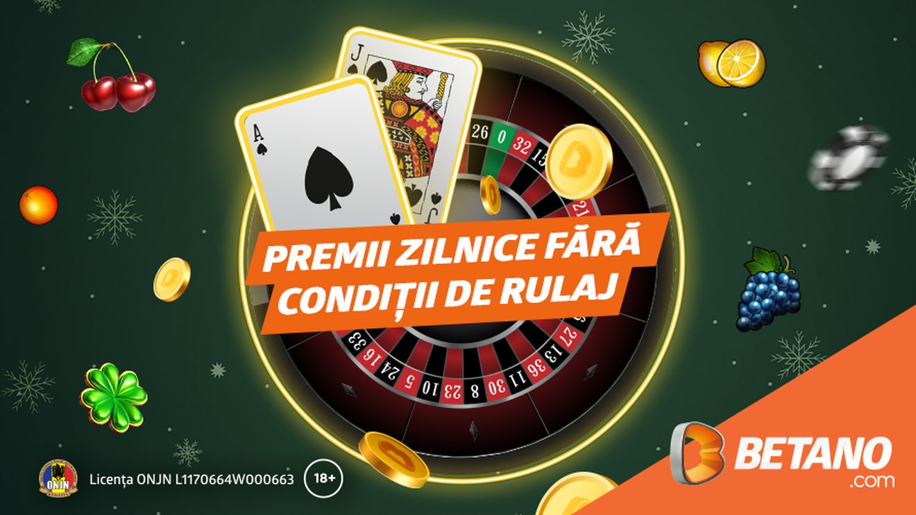 (P) Cazinoul Betano în luna ianuarie: oferte zilnice fără cerințe de rulaj!