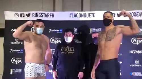 Meci de box pierdut de un român la Nantes: Cristian Ciocan, zis și Christian Hammer, învins la puncte de francezul Tony Yoka