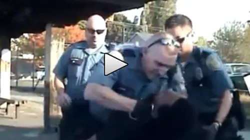 VIDEO INCREDIBIL Poliția a încercat să ascundă aceste imagini!** Cum a fost tratat un șofer bănuit că a provocat un accident