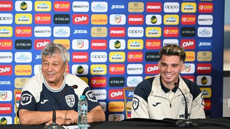 Ce au vorbit Ianis Hagi şi Mircea Lucescu la telefon. Fotbalistul l-a sunat imediat după ce a dat gol, din tribună, pe selecționer