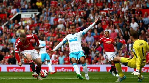 Adio, record 100%! Cu un Rooney în cădere liberă, Manchester United a remizat cu Newcastle, scor 0-0