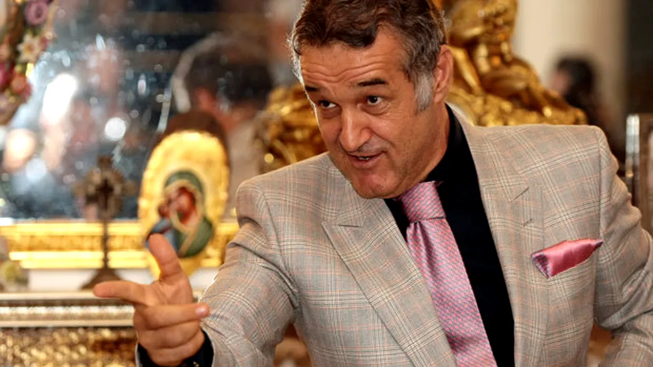 Gigi Becali a început să-l 