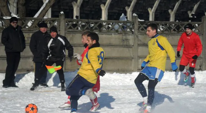 Pe un frig pătrunzător,** FC Maramureș a remizat cu Luceafărul Oradea