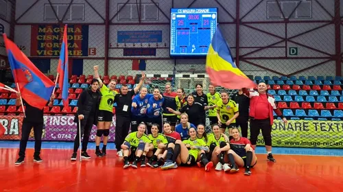 Măgura Cisnădie, calificare de senzație în grupele EHF European League! România merge cu trei echipe în competiția europeană | VIDEO
