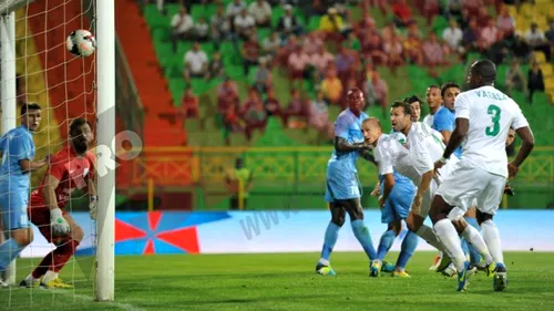 Marcă înregistrată: FC Vaslui - Săgeata Năvodari 1-0. Fundașul - golgheter Celeban a marcat singurul gol al meciului